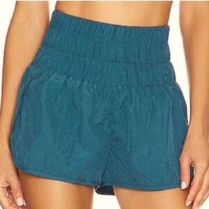 Free People The Way Home Running Shorts Emerald Green Size Medium⭐️